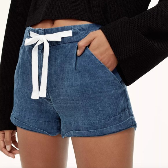 Aritzia Wilfred Allegra linen shorts - Picture 1 of 7